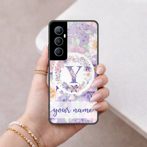 Realme C65 Cover - Peronsalized Alphabet Series - HQ Premium Shine Durable Shatterproof Case