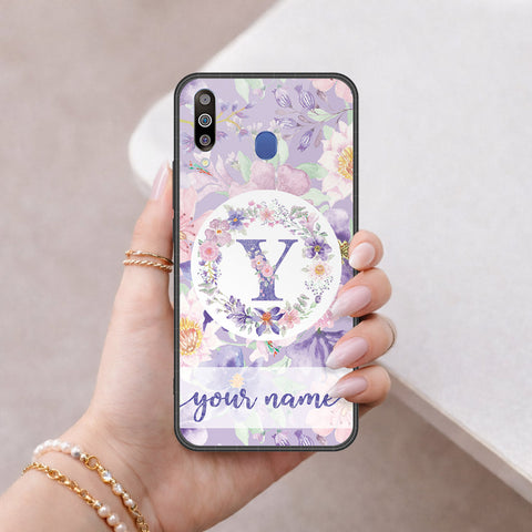 Samsung Galaxy A40s Cover - Peronsalized Alphabet Series - HQ Premium Shine Durable Shatterproof Case