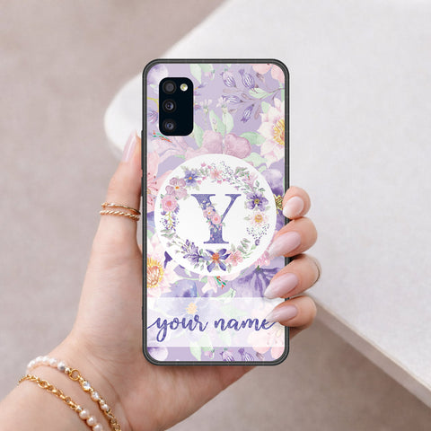 Samsung Galaxy A41 Cover - Peronsalized Alphabet Series - HQ Premium Shine Durable Shatterproof Case