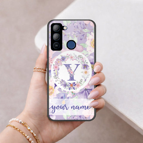 Tecno Pop 5 LTE Cover - Peronsalized Alphabet Series - HQ Premium Shine Durable Shatterproof Case