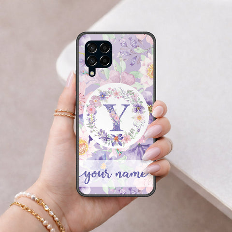 Samsung Galaxy M53 Cover - Peronsalized Alphabet Series - HQ Premium Shine Durable Shatterproof Case