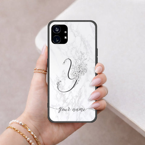 Nothing Phone 1 Cover - Peronsalized Alphabet Series - HQ Premium Shine Durable Shatterproof Case