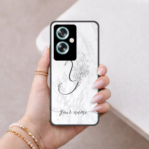 Oppo A2 Cover - Peronsalized Alphabet Series - HQ Premium Shine Durable Shatterproof Case