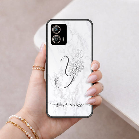 Motorola Moto G53 Cover - Peronsalized Alphabet Series - HQ Premium Shine Durable Shatterproof Case