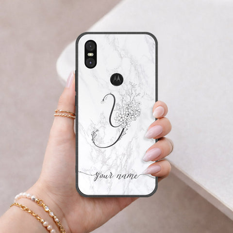 Motorola P30 Play Cover - Peronsalized Alphabet Series - HQ Premium Shine Durable Shatterproof Case