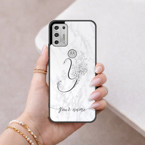 Motorola Moto G Stylus 5G 2021 Cover - Peronsalized Alphabet Series - HQ Premium Shine Durable Shatterproof Case