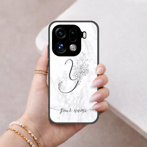 Oppo Find X9 Pro Cover - Peronsalized Alphabet Series - HQ Premium Shine Durable Shatterproof Case