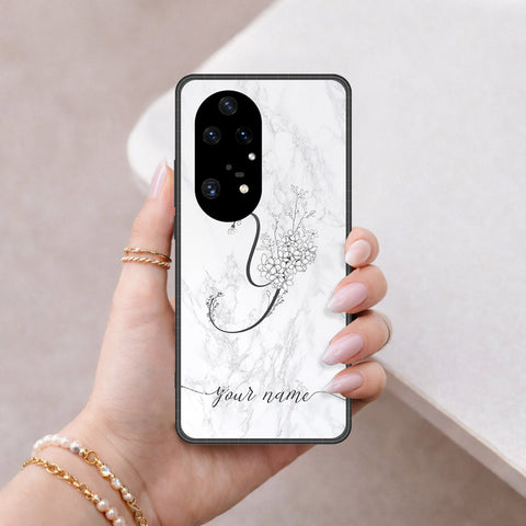 Huawei P50 Pro Cover - Peronsalized Alphabet Series - HQ Premium Shine Durable Shatterproof Case