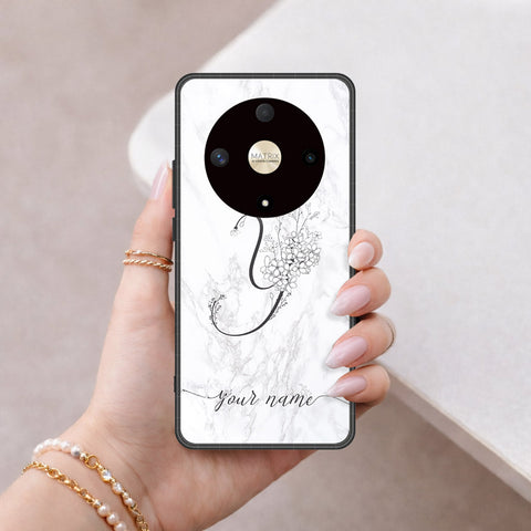 Honor X9a Cover - Peronsalized Alphabet Series - HQ Premium Shine Durable Shatterproof Case