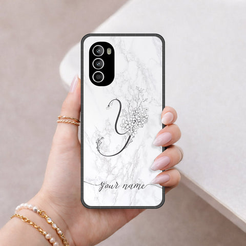 Motorola Moto G52 Cover - Peronsalized Alphabet Series - HQ Premium Shine Durable Shatterproof Case