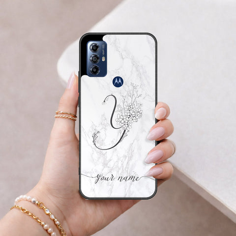 Motorola G Pure 2022 Cover - Peronsalized Alphabet Series - HQ Premium Shine Durable Shatterproof Case