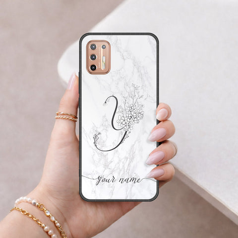 Motorola Moto G9 Plus Cover - Peronsalized Alphabet Series - HQ Premium Shine Durable Shatterproof Case