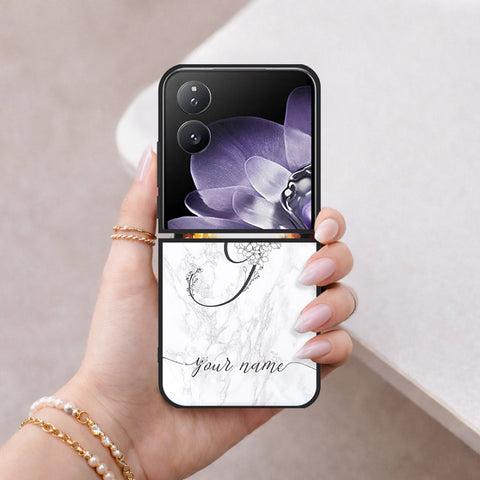 Xiaomi Mix Flip Cover - Peronsalized Alphabet Series - HQ Premium Shine Durable Shatterproof Case