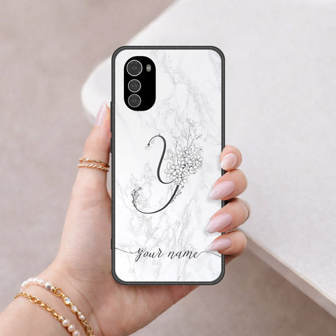 Motorola Moto E32 Cover - Peronsalized Alphabet Series - HQ Premium Shine Durable Shatterproof Case