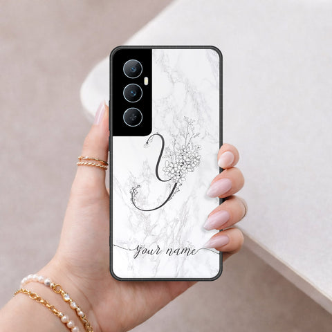 Realme C65 Cover - Peronsalized Alphabet Series - HQ Premium Shine Durable Shatterproof Case