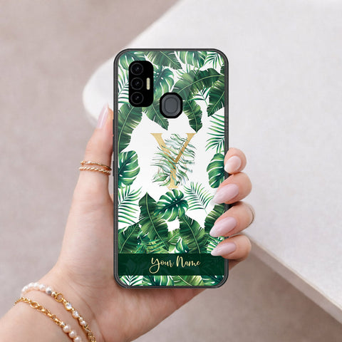 Tecno Spark 7T Cover - Peronsalized Alphabet Series - HQ Premium Shine Durable Shatterproof Case