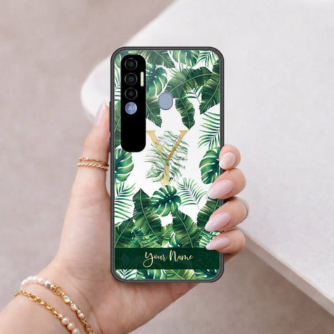 Tecno Spark 7 Pro Cover - Peronsalized Alphabet Series - HQ Premium Shine Durable Shatterproof Case