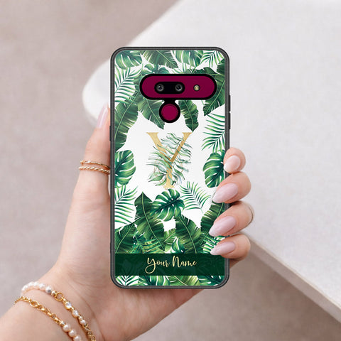 LG G8 ThinQ Cover - Peronsalized Alphabet Series - HQ Premium Shine Durable Shatterproof Case