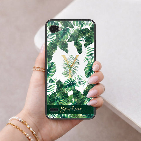 LG Q6 Plus Cover - Peronsalized Alphabet Series - HQ Premium Shine Durable Shatterproof Case
