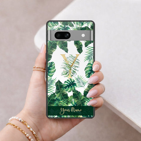 Google Pixel 7a Cover - Peronsalized Alphabet Series - HQ Premium Shine Durable Shatterproof Case