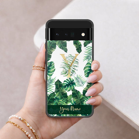 Google Pixel 6 Pro Cover - Peronsalized Alphabet Series - HQ Premium Shine Durable Shatterproof Case