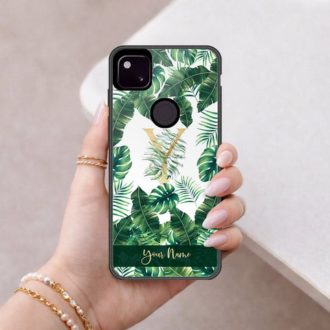 Google Pixel 4a 4G Cover - Peronsalized Alphabet Series - HQ Premium Shine Durable Shatterproof Case