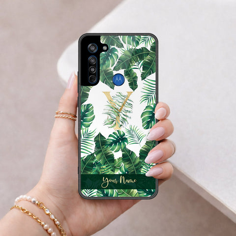 Motorola Moto G8 Cover - Peronsalized Alphabet Series - HQ Premium Shine Durable Shatterproof Case