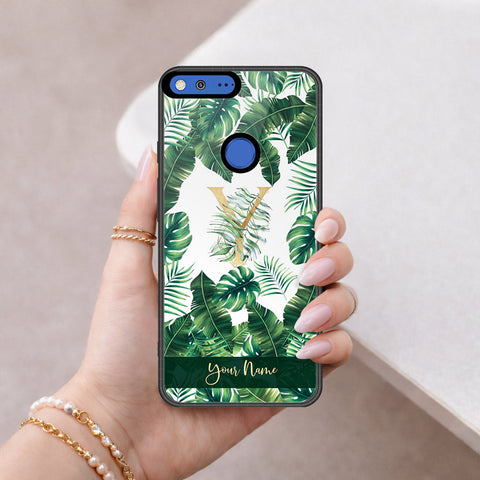 Google Pixel Cover - Peronsalized Alphabet Series - HQ Premium Shine Durable Shatterproof Case