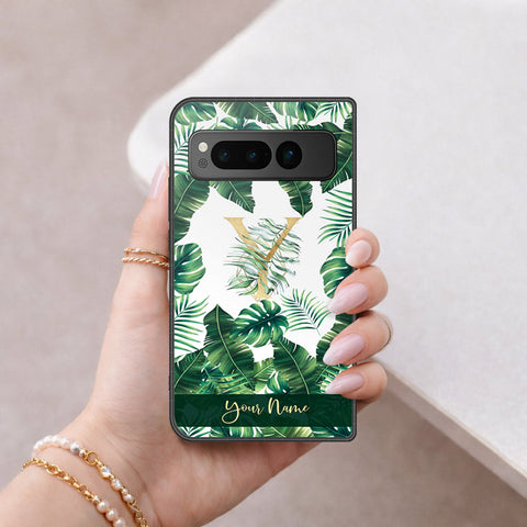 Google Pixel Fold Cover - Peronsalized Alphabet Series - HQ Premium Shine Durable Shatterproof Case