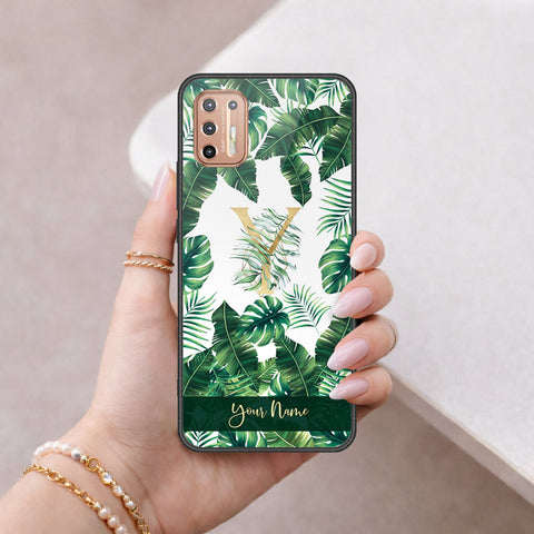 Motorola Moto G9 Plus Cover - Peronsalized Alphabet Series - HQ Premium Shine Durable Shatterproof Case