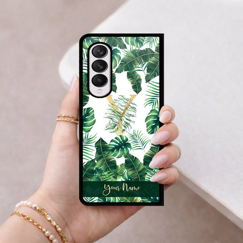 Samsung Galaxy Z Fold 4 5G Cover - Peronsalized Alphabet Series - HQ Premium Shine Durable Shatterproof Case