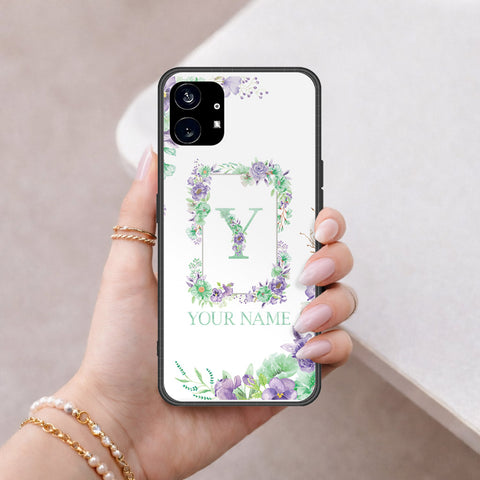 Nothing Phone 1 Cover - Peronsalized Alphabet Series - HQ Premium Shine Durable Shatterproof Case