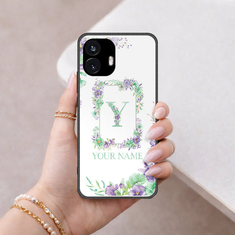 Nothing Phone 2 Cover - Peronsalized Alphabet Series - HQ Premium Shine Durable Shatterproof Case