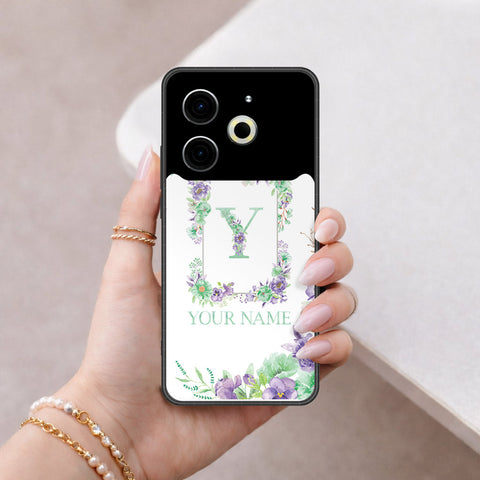 Tecno Pova 6 Neo Cover - Peronsalized Alphabet Series - HQ Premium Shine Durable Shatterproof Case