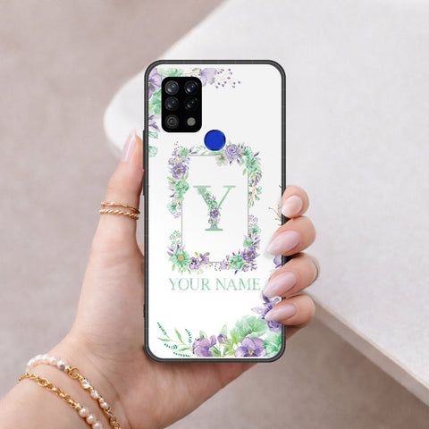 Tecno Pova LD7 Cover - Peronsalized Alphabet Series - HQ Premium Shine Durable Shatterproof Case