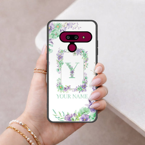 LG G8 ThinQ Cover - Peronsalized Alphabet Series - HQ Premium Shine Durable Shatterproof Case