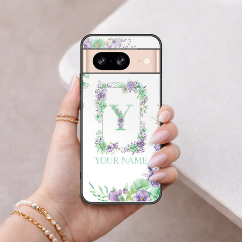 Google Pixel 8 Cover - Peronsalized Alphabet Series - HQ Premium Shine Durable Shatterproof Case