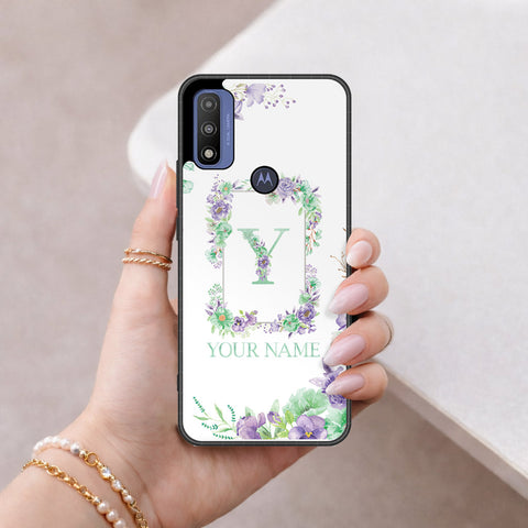 Motorola G Pure 2021 Cover - Peronsalized Alphabet Series - HQ Premium Shine Durable Shatterproof Case