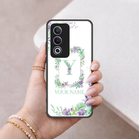 Oppo A3 Pro Cover - Peronsalized Alphabet Series - HQ Premium Shine Durable Shatterproof Case