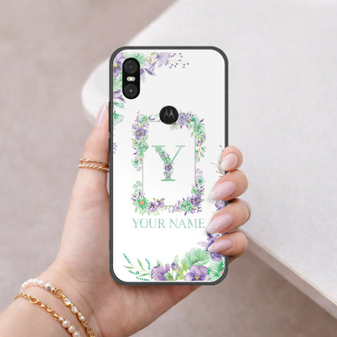 Motorola P30 Play Cover - Peronsalized Alphabet Series - HQ Premium Shine Durable Shatterproof Case