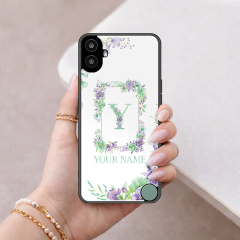Nothing CMF Phone 1 Cover - Peronsalized Alphabet Series - HQ Premium Shine Durable Shatterproof Case