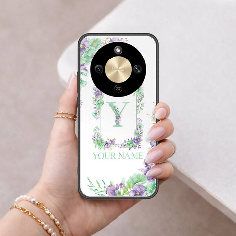 Honor X70 Cover - Peronsalized Alphabet Series - HQ Premium Shine Durable Shatterproof Case