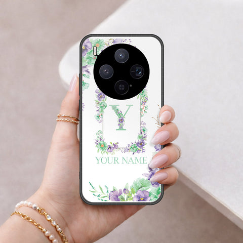 Vivo X300 Cover - Peronsalized Alphabet Series - HQ Premium Shine Durable Shatterproof Case