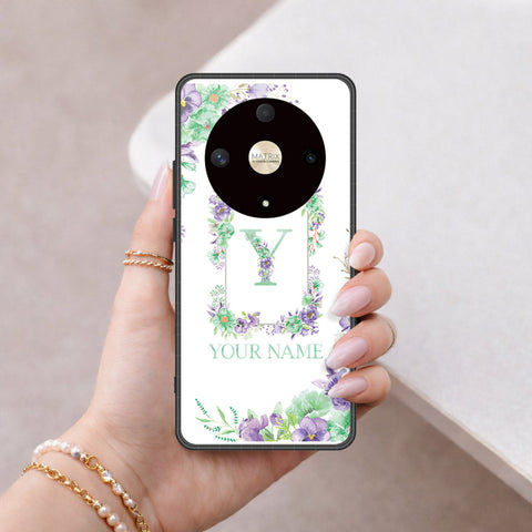 Honor X9a Cover - Peronsalized Alphabet Series - HQ Premium Shine Durable Shatterproof Case
