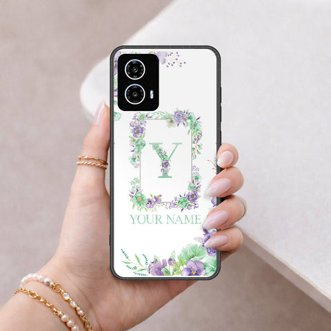 Motorola Moto G34 Cover - Peronsalized Alphabet Series - HQ Premium Shine Durable Shatterproof Case