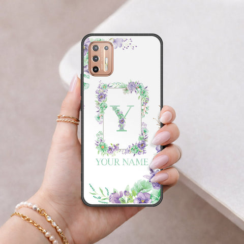 Motorola Moto G9 Plus Cover - Peronsalized Alphabet Series - HQ Premium Shine Durable Shatterproof Case