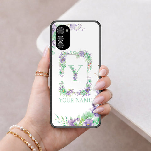 Motorola Moto E32 Cover - Peronsalized Alphabet Series - HQ Premium Shine Durable Shatterproof Case