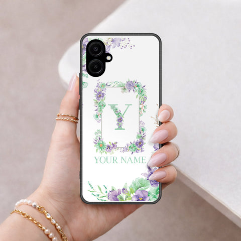 Samsung Galaxy M06 5G Cover - Peronsalized Alphabet Series - HQ Premium Shine Durable Shatterproof Case