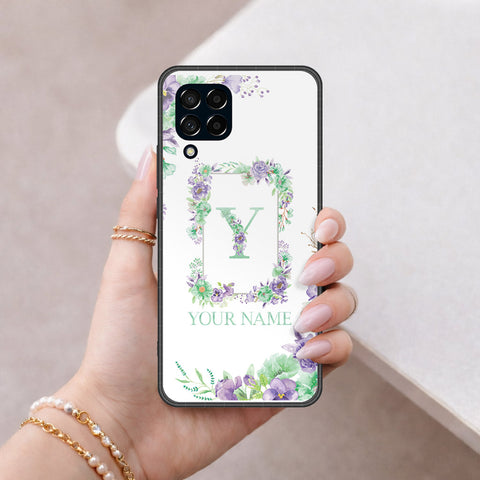 Samsung Galaxy F12 Cover - Peronsalized Alphabet Series - HQ Premium Shine Durable Shatterproof Case