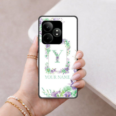 Realme GT Neo 6 Cover - Peronsalized Alphabet Series - HQ Premium Shine Durable Shatterproof Case
